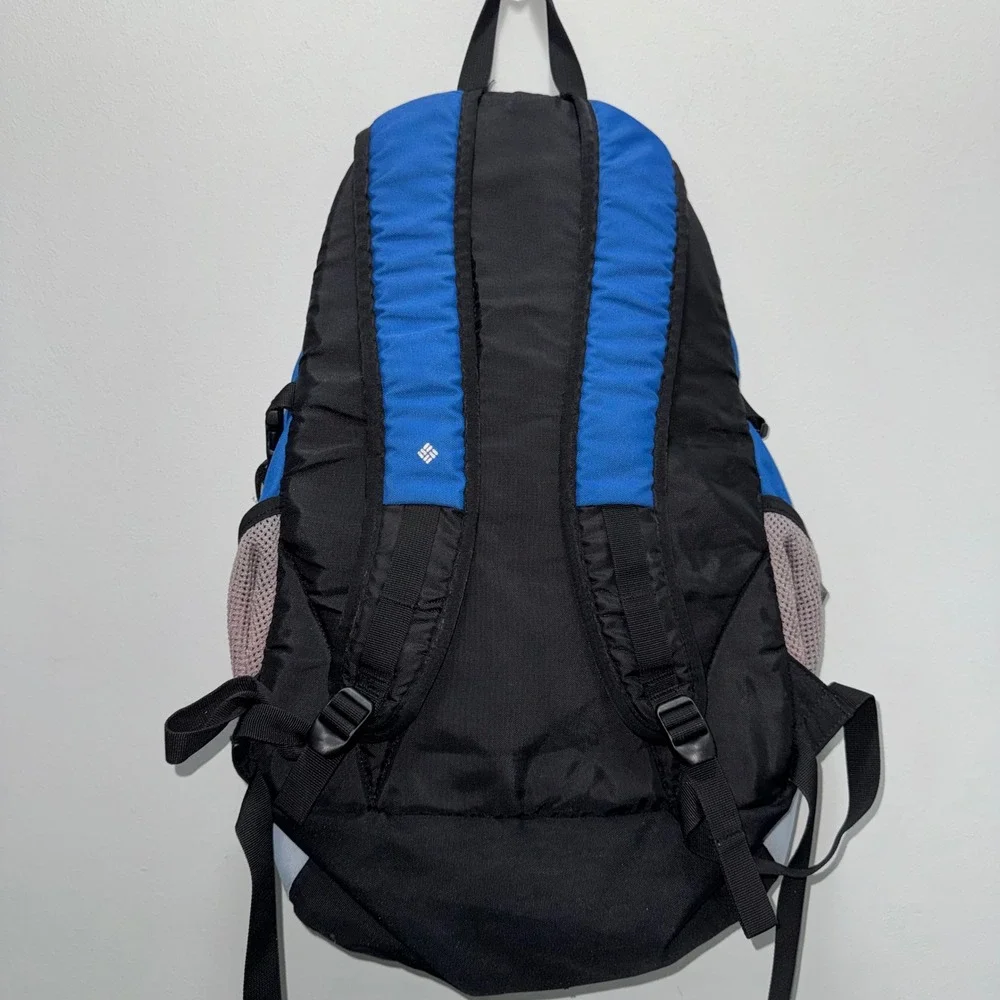 Columbia Sportswear Backpack Blue Black Outdoor Hiking Daypack School Bag